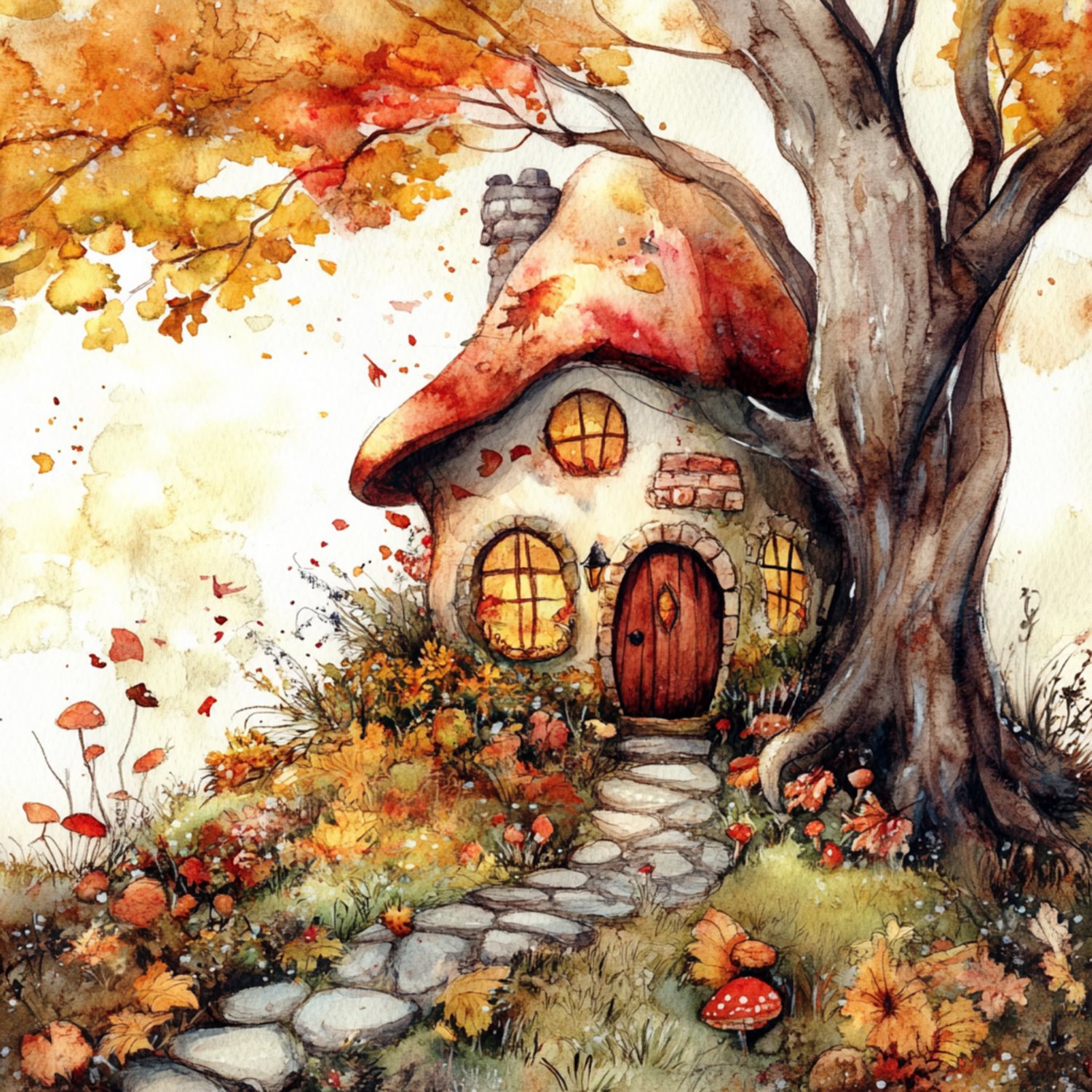 Solve Fairy House jigsaw puzzle online with 100 pieces
