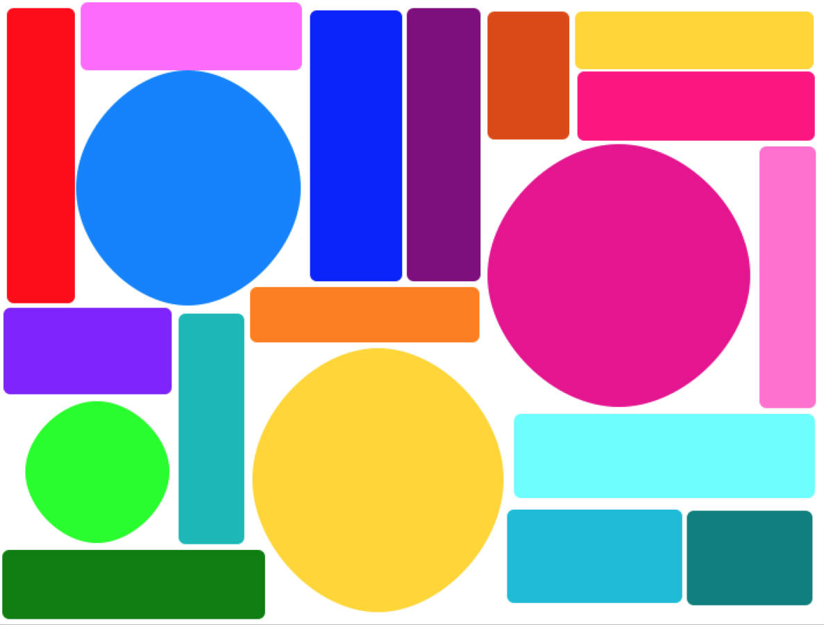 Solve Shapes jigsaw puzzle online with 48 pieces