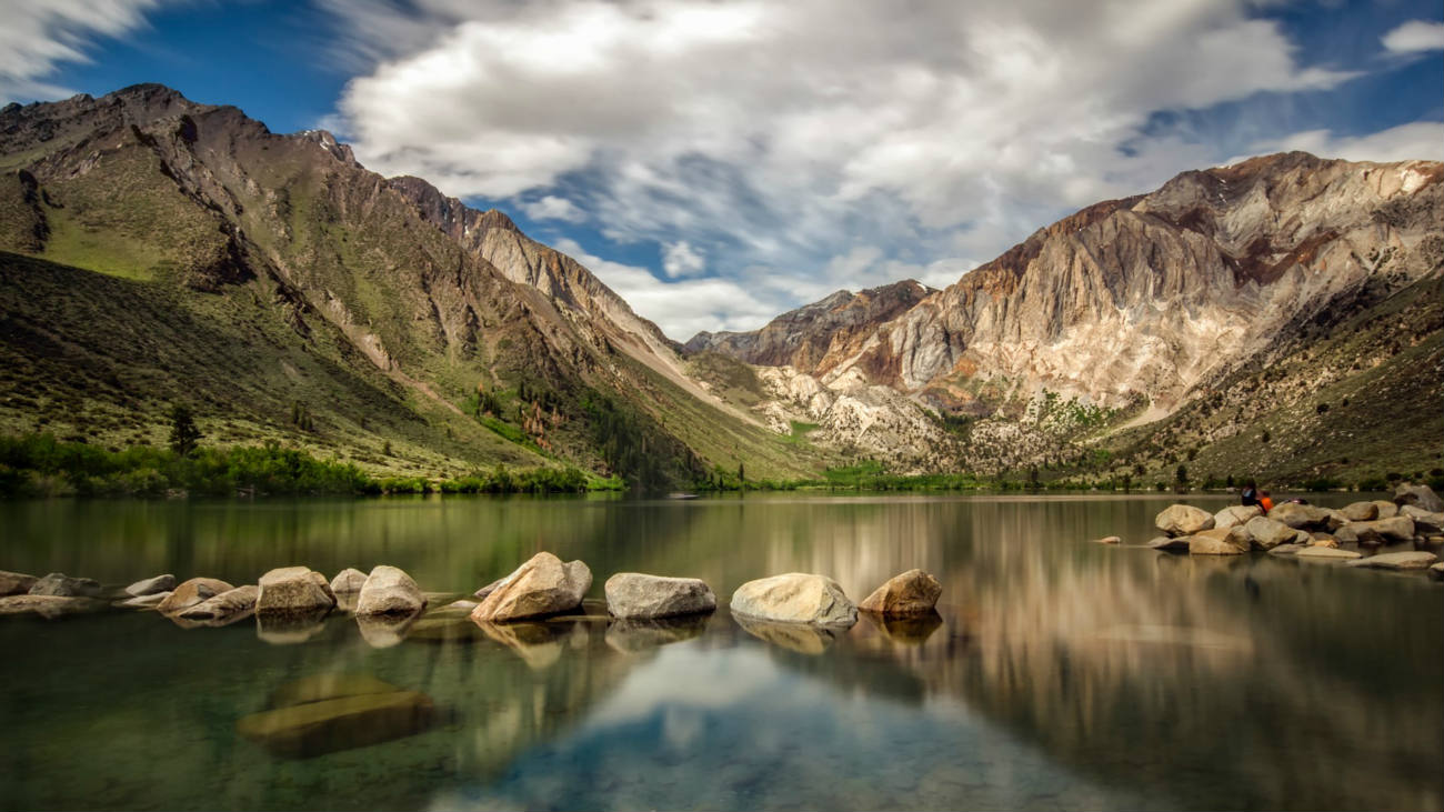 Solve Convict Lake in the Sherwin Range of Sierra Nevada, California