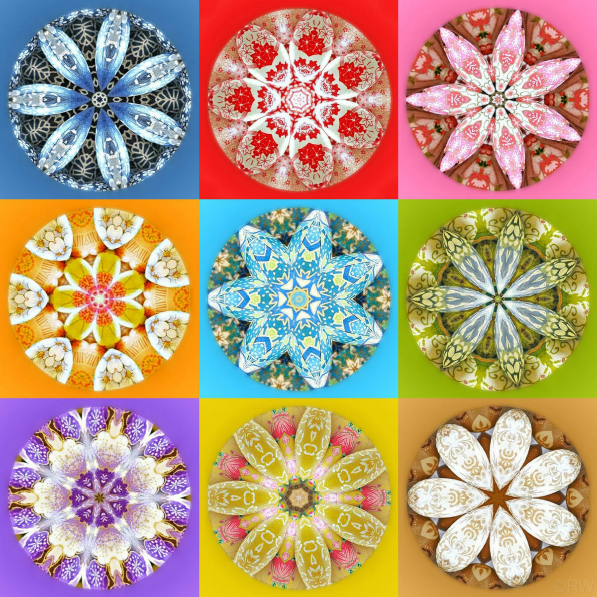 Solve Kaleidos made from... Decoupage Easter Eggs!! Medium jigsaw