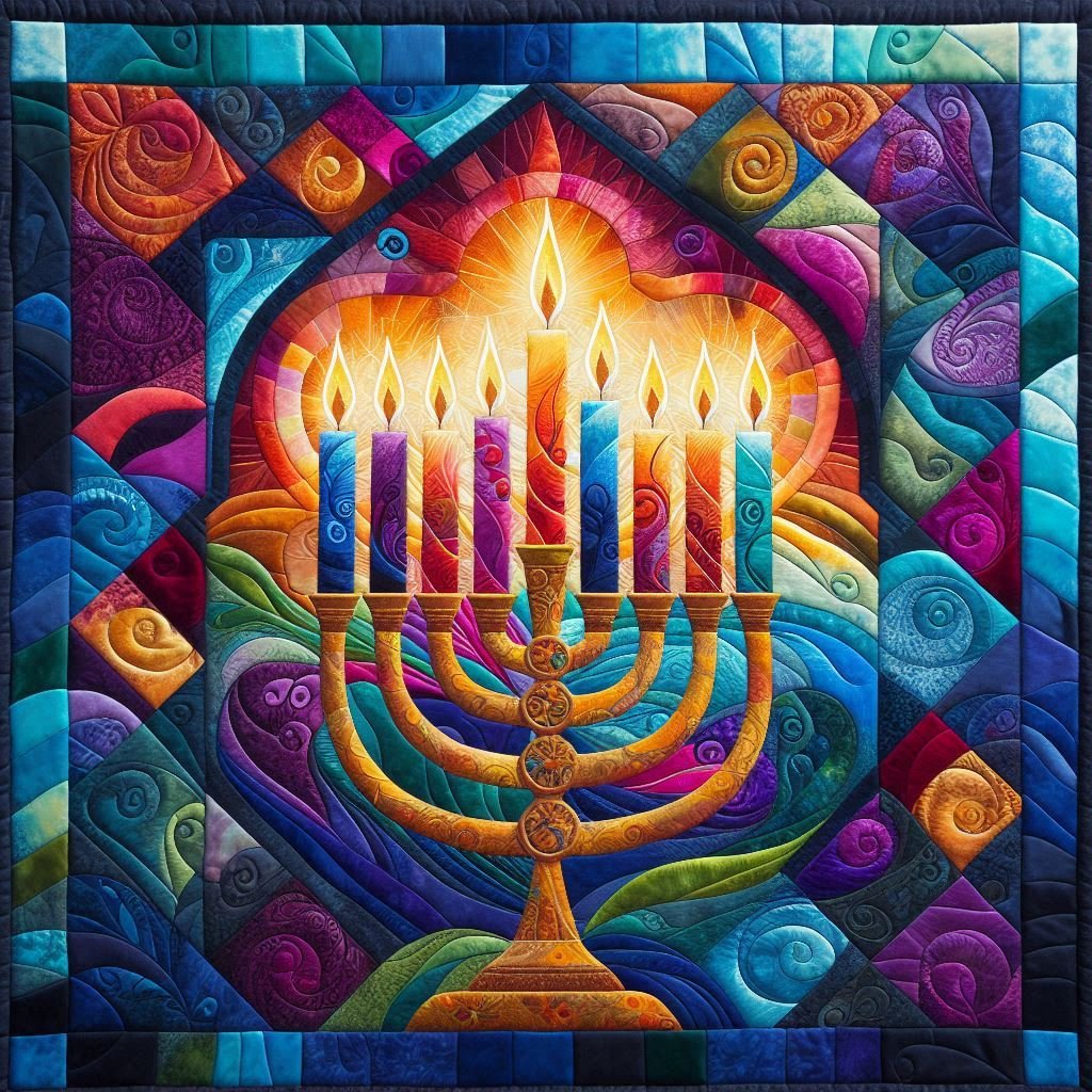Solve Colors of Hanukkah jigsaw puzzle online with 49 pieces