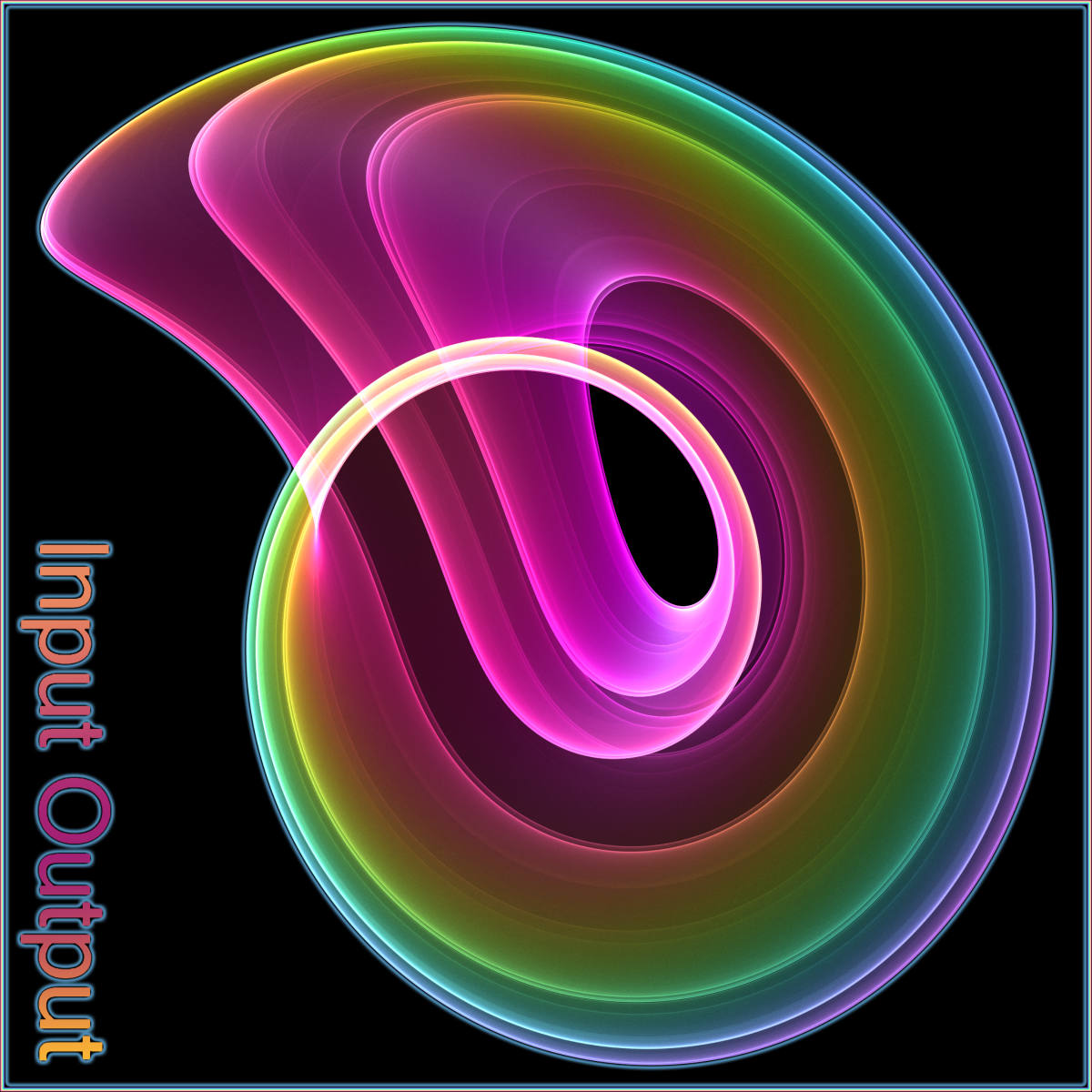 Solve Fractal - Input Output jigsaw puzzle online with 400 pieces