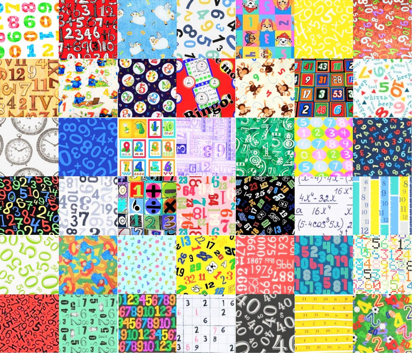 Patchwork Numbers 90 Solve PATCHWORK NUMBERS jigsaw puzzle online with 378 pieces