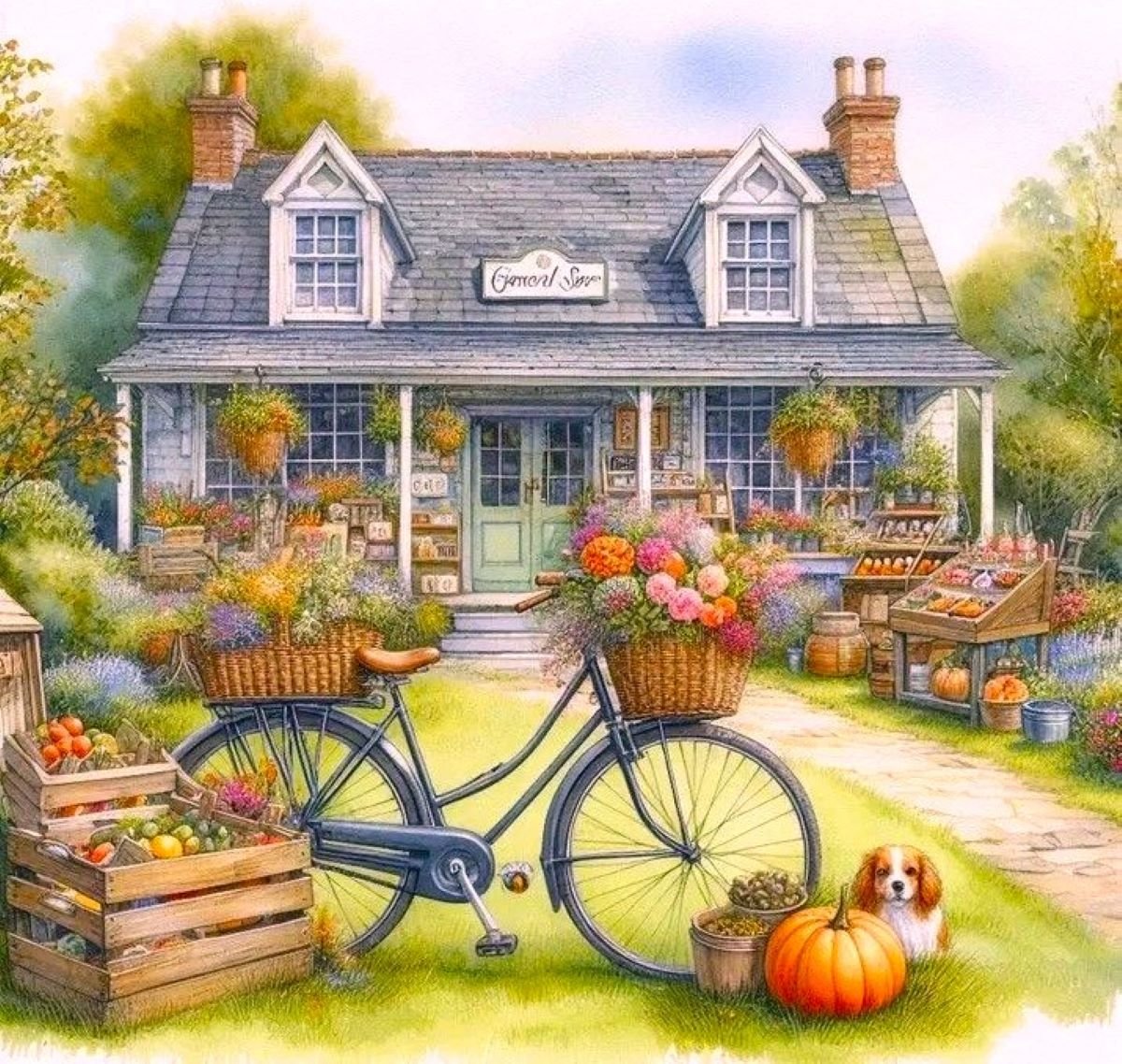 Jigsaw Puzzle 81 pieces General Store Jigidi