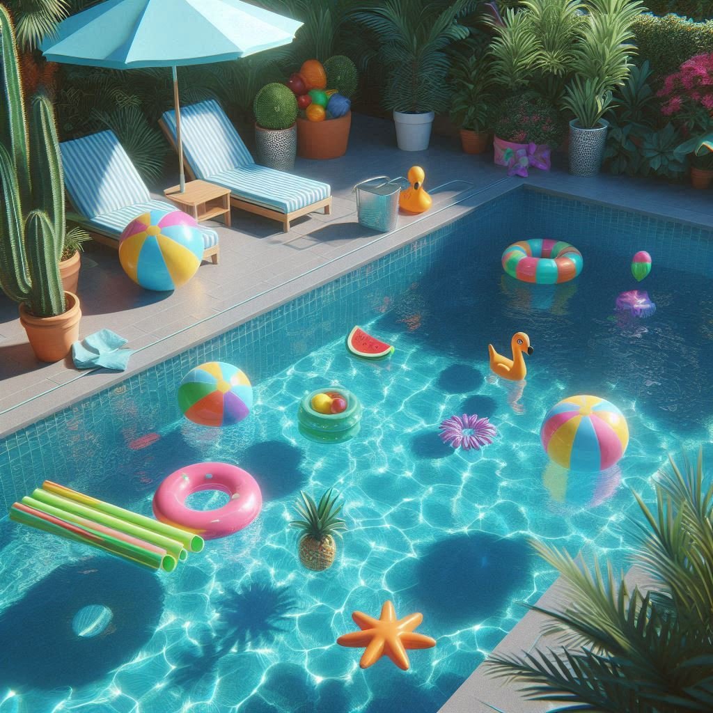 Pool Puzzle Solve Swimming Pool jigsaw puzzle online with 49 pieces