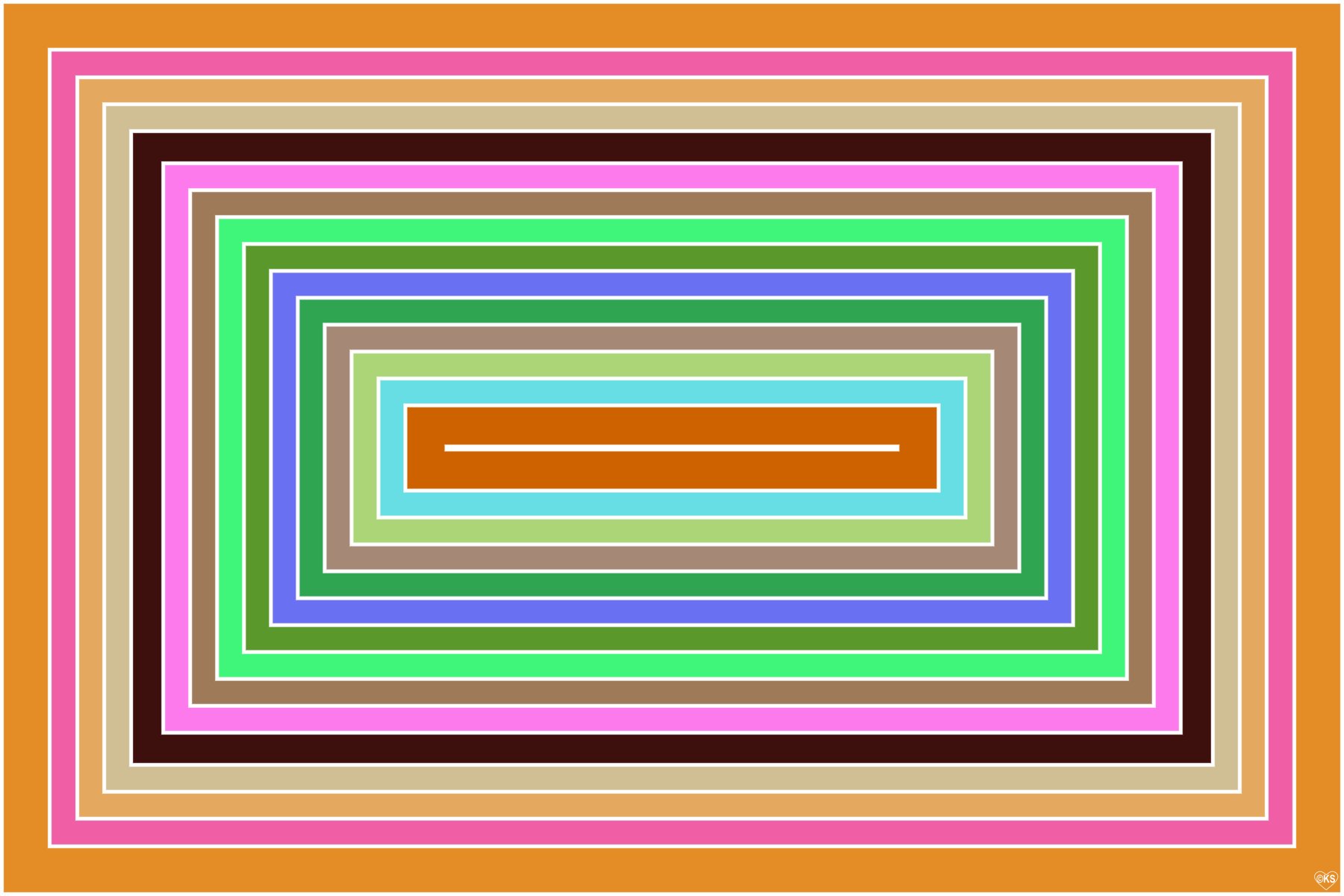 Solve Concentric Rectangles!! ~ H jigsaw puzzle online with 600 pieces