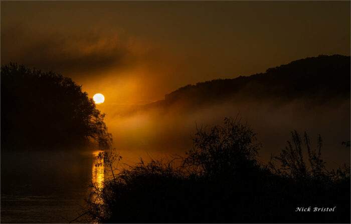 Solve This gorgeous golden Wisconsin River sunrise was snapped just ...