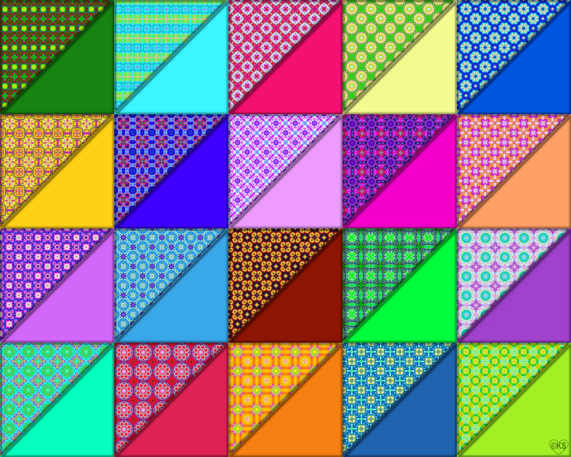 Pattern Recognizing Puzzles Solve Patternangles!! ~ M jigsaw puzzle online with 80 pieces