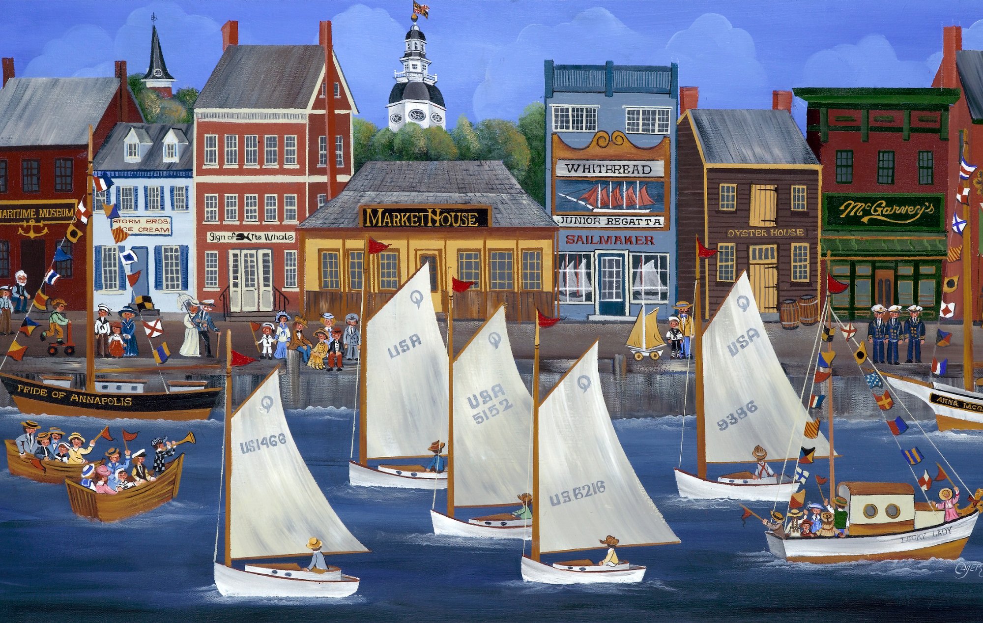 Solve Annapolis Whitbread jigsaw puzzle online with 400 pieces