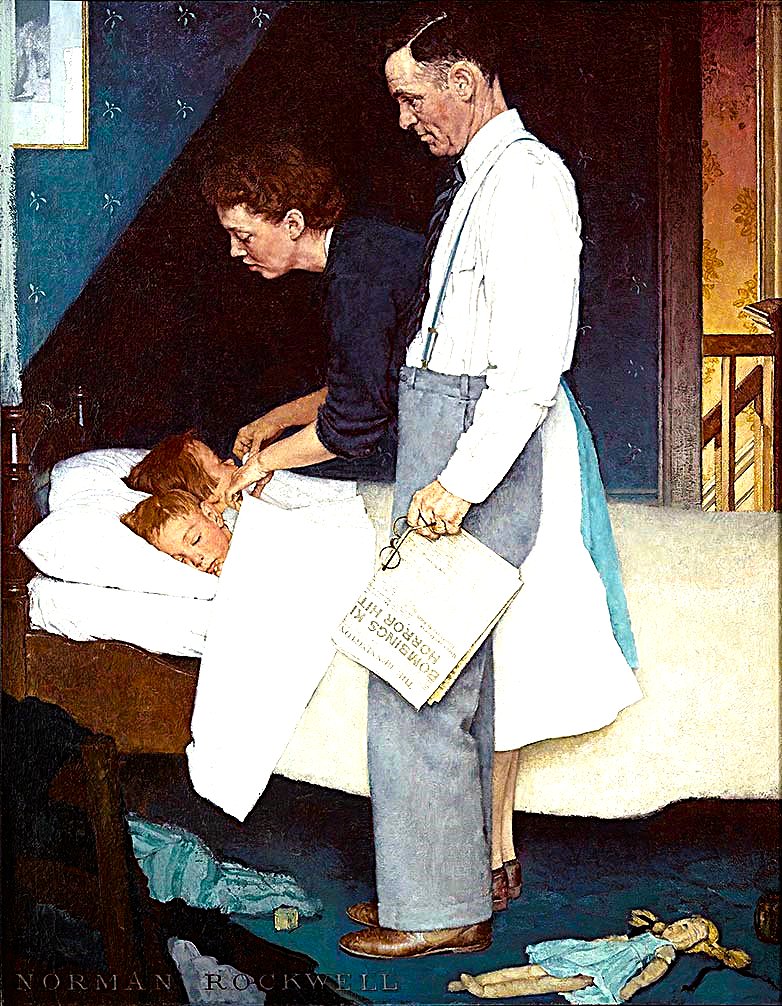 Solve THE LATE, GREAT, NORMAN ROCKWELL - 4 OF 4 jigsaw puzzle online ...