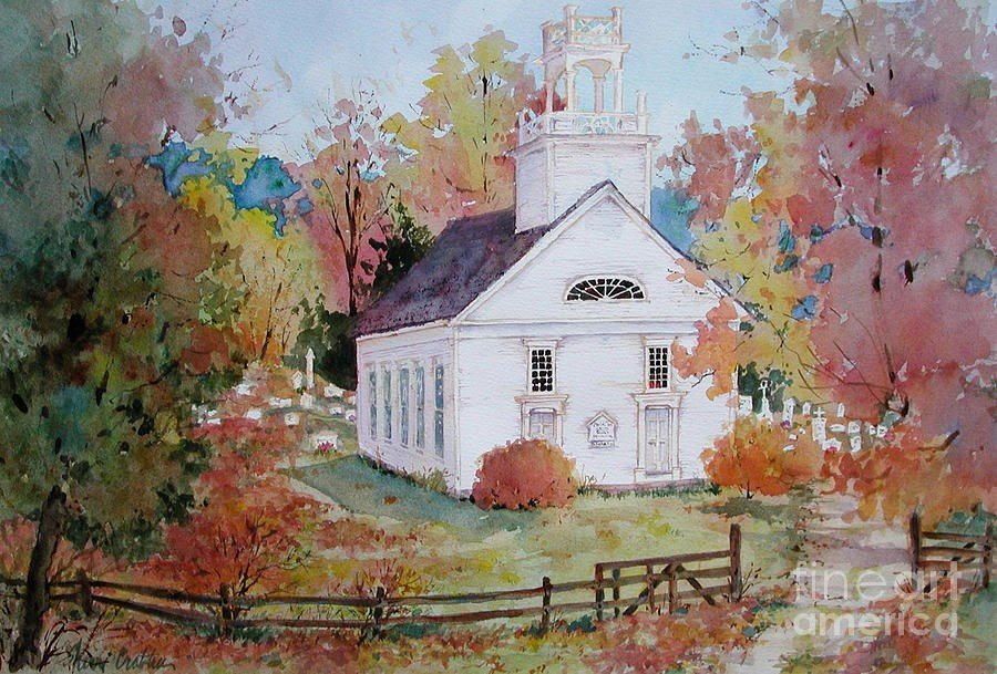 Solve Church in the Glen by Sherri Crabtree jigsaw puzzle online with