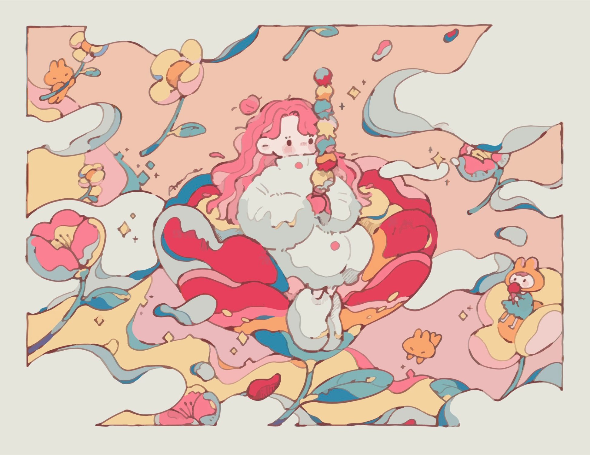 A 300 pieces jigsaw puzzle from Jigidi 