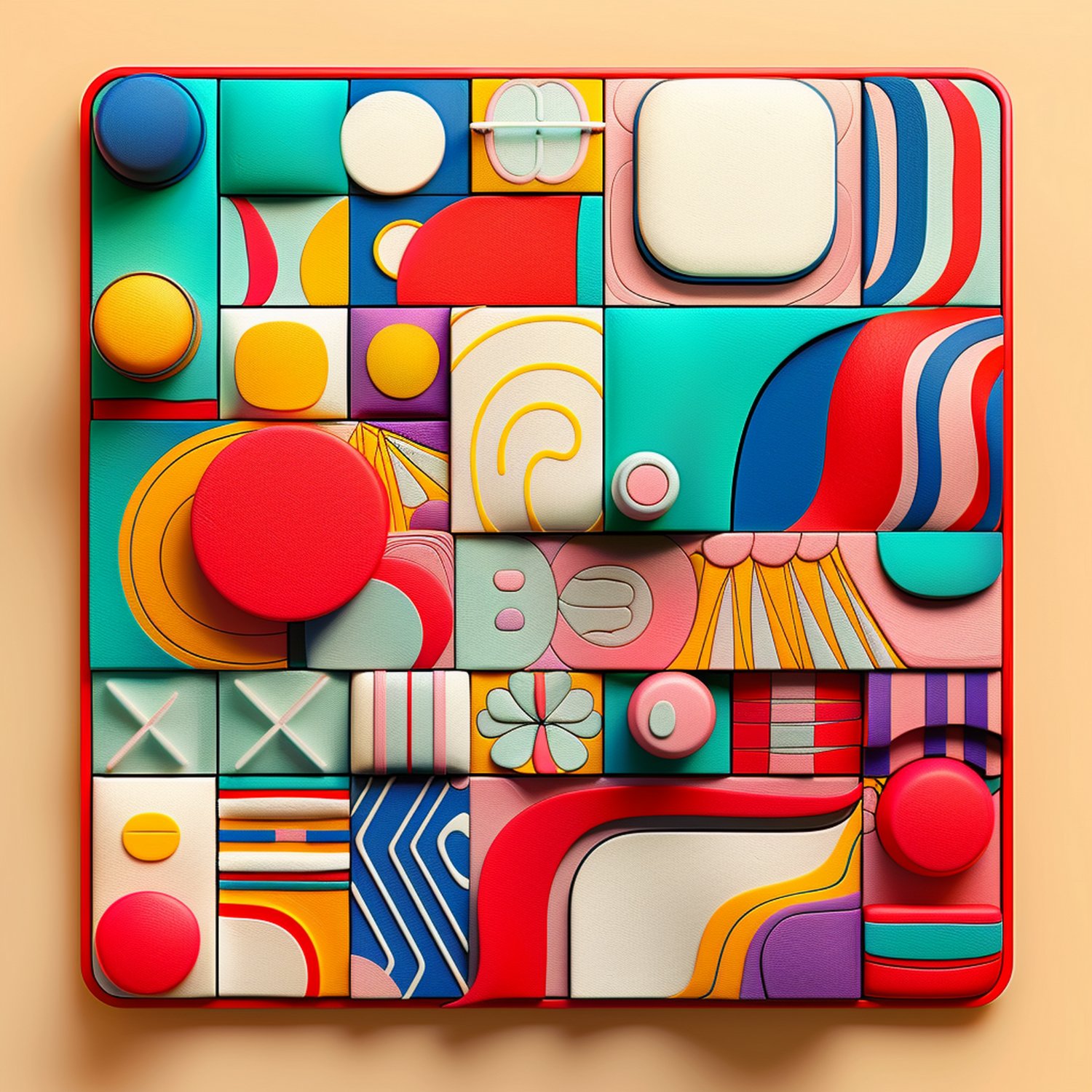 Solve Pattern jigsaw puzzle online with 81 pieces