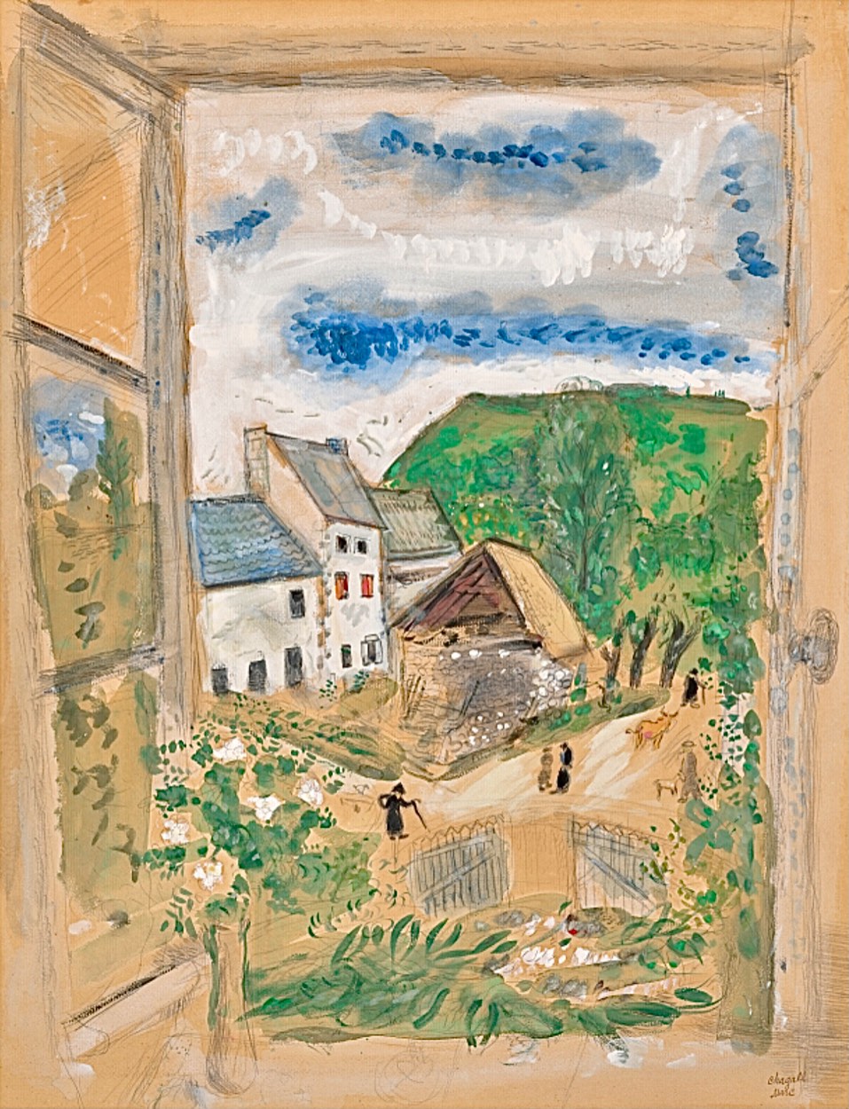 Solve La fenêtre ouverte, c.1925, Marc Chagall (1887-1985