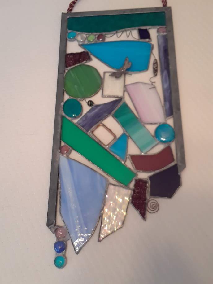 Solve THEME Art A stained glass piece I made a few years ago. jigsaw ...