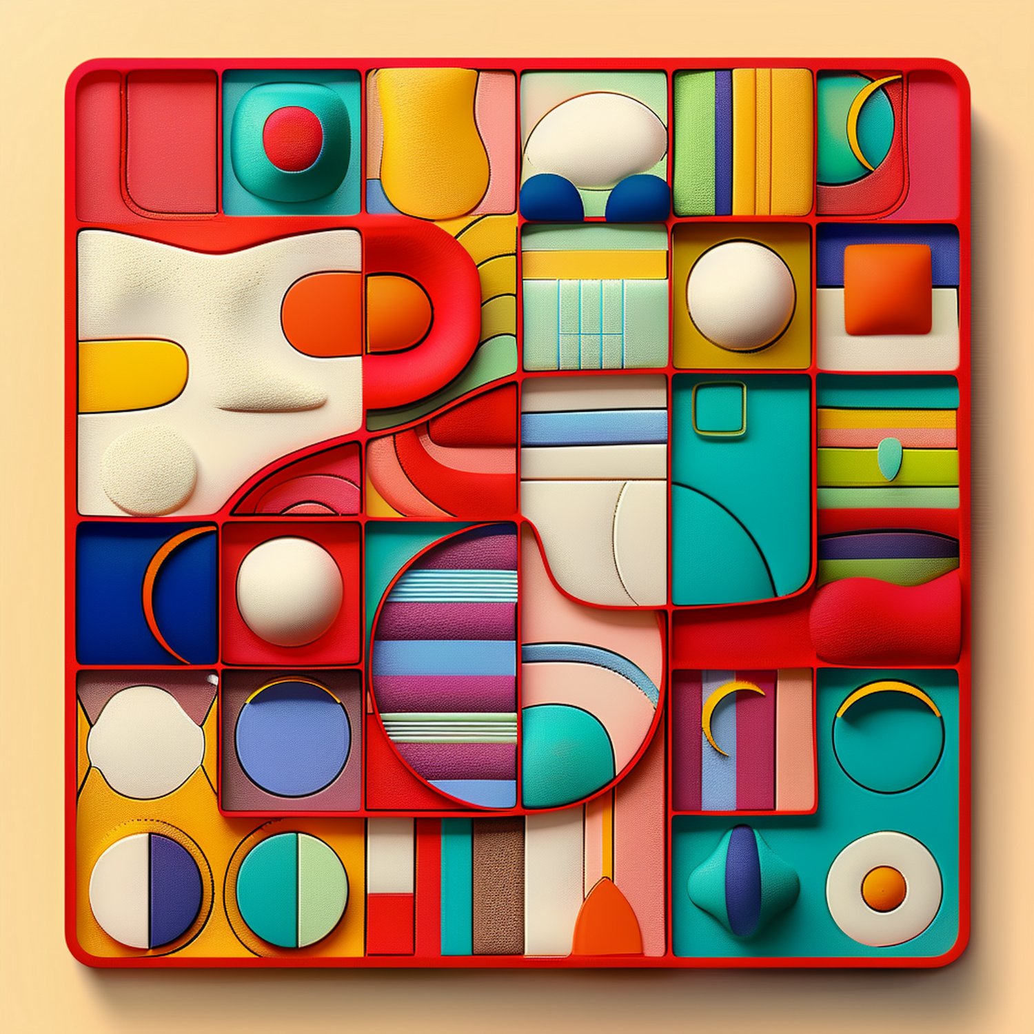 Solve Pattern jigsaw puzzle online with 600 pieces