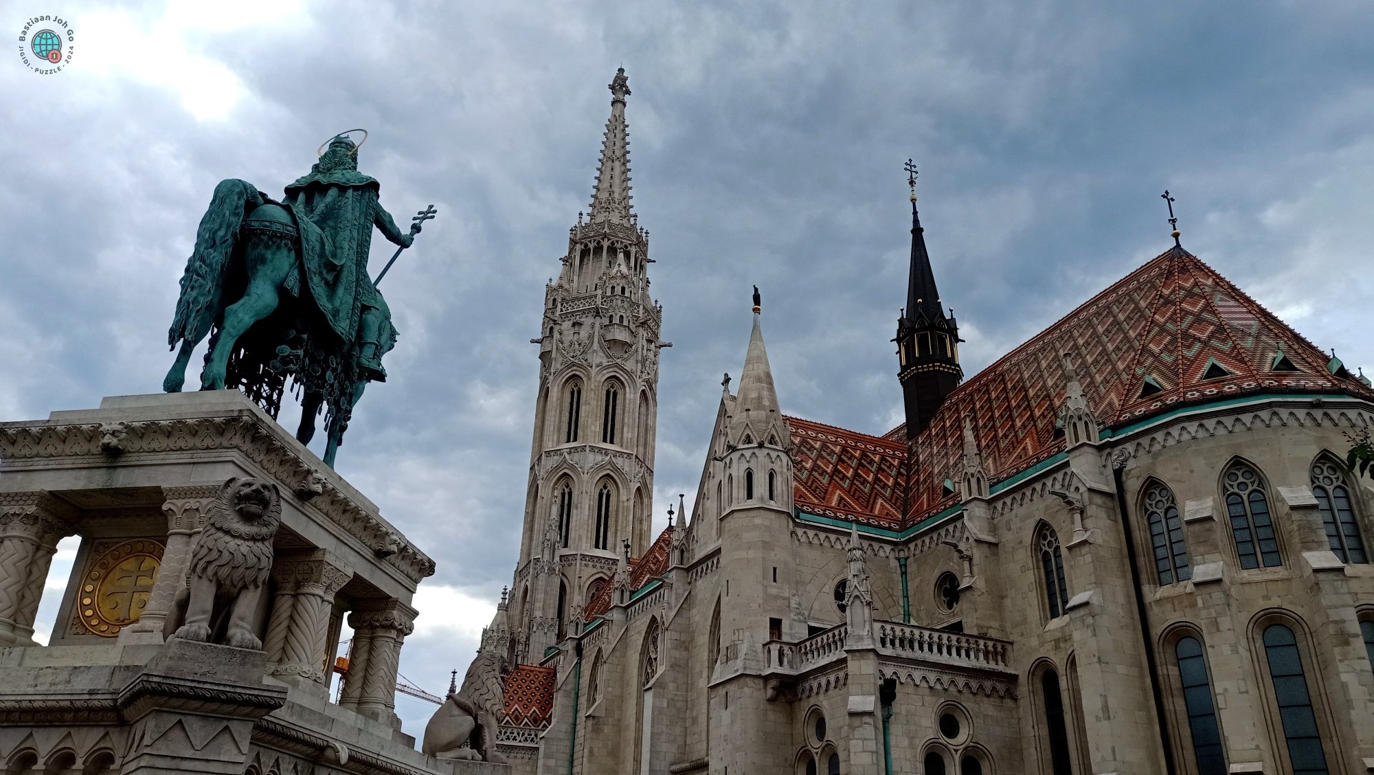 Matthias Church is Een Rooms-katholieke Die Kerk in Boedapest, Hongarije Wordt Gevestigd