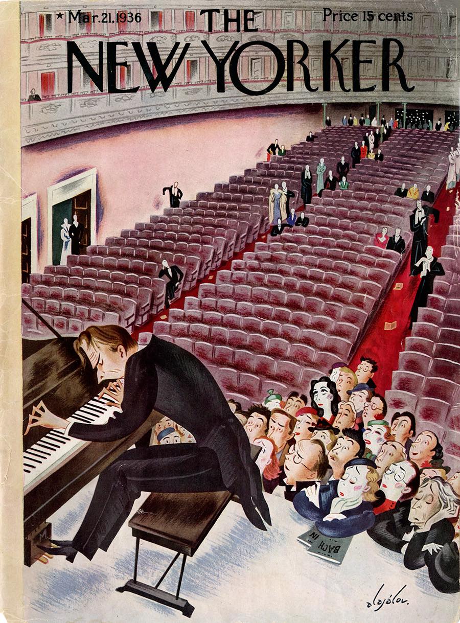 Solve New Yorker cover jigsaw puzzle online with 165 pieces