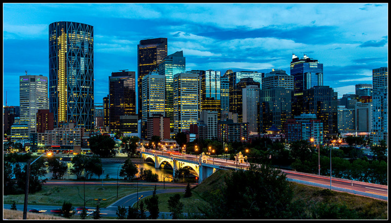 Solve City of Calgary jigsaw puzzle online with 40 pieces