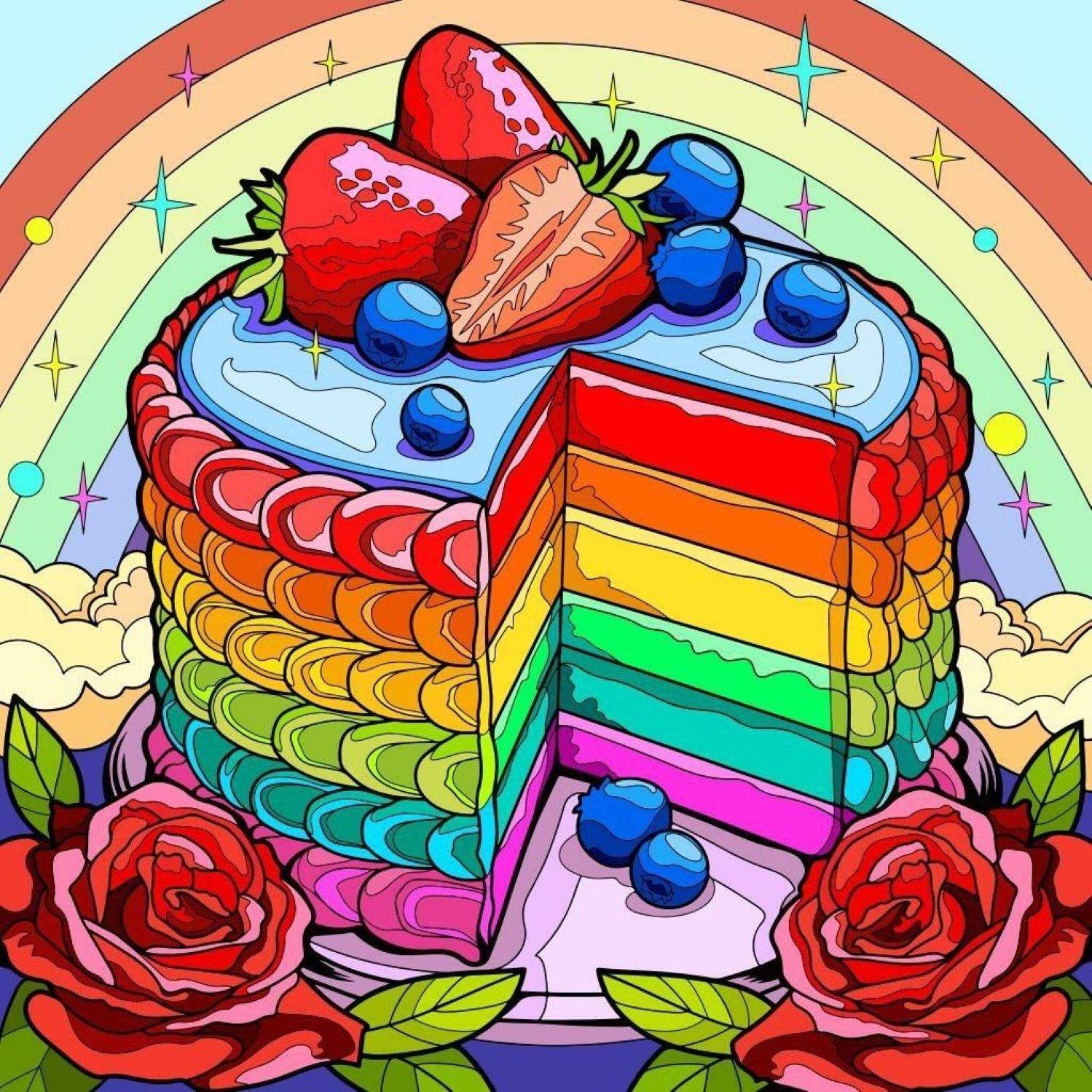 Solve Bold & Bright Colors Series jigsaw puzzle online with 144 pieces