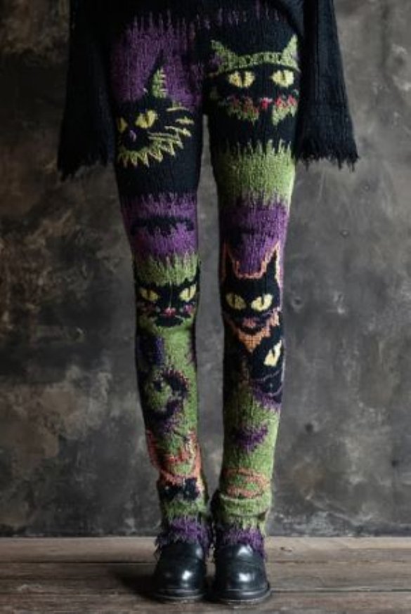 Solve Women #39 s Spooky Halloween Embroidered Knit Leggings I can Solve Women #39 s Spooky Halloween Embroidered Knit Leggings I can