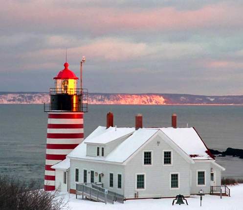 Puzzle Chaz Wysocki West Quoddy Head Light – 1000 Pièces – Milton Bradley