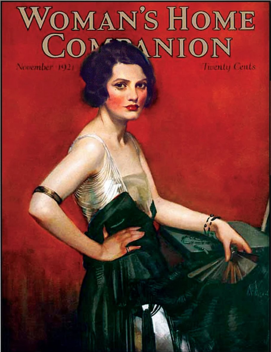 Solve Woman's Home Companion, Nov 1921, cover by Neysa Moran McMein