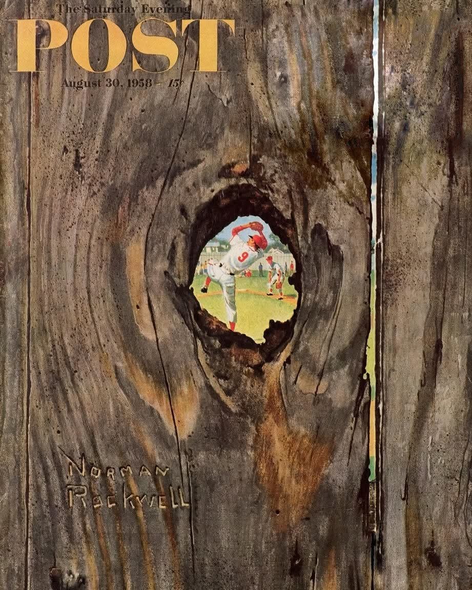 Solve Norman Rockwell jigsaw puzzle online with 63 pieces