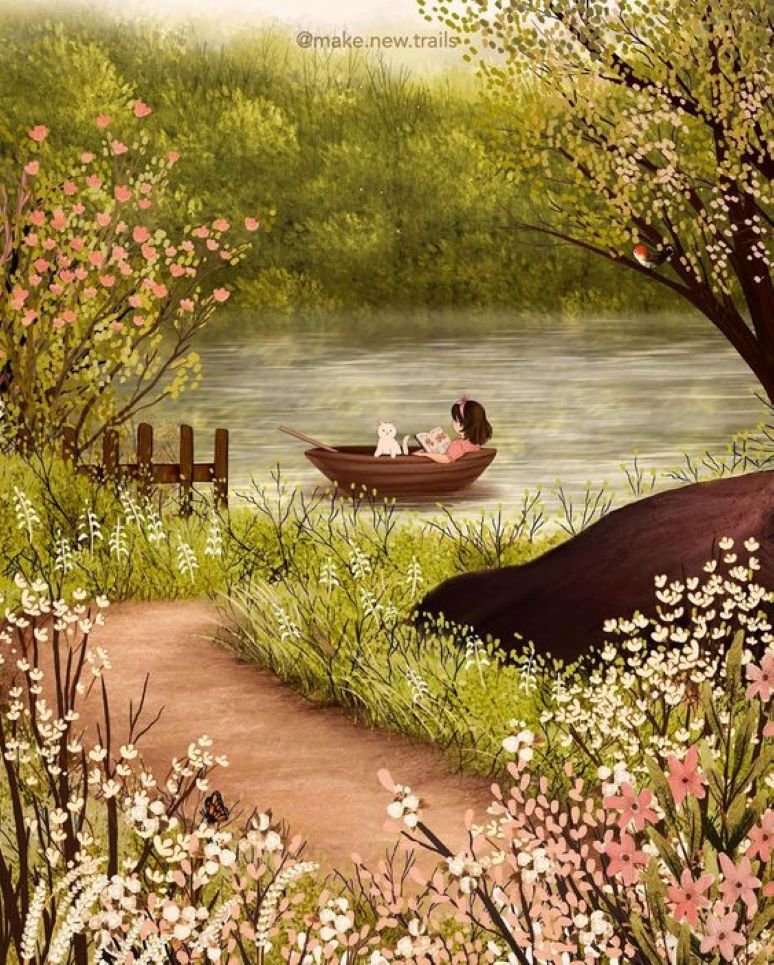 Solve Peace and Quiet jigsaw puzzle online with 154 pieces