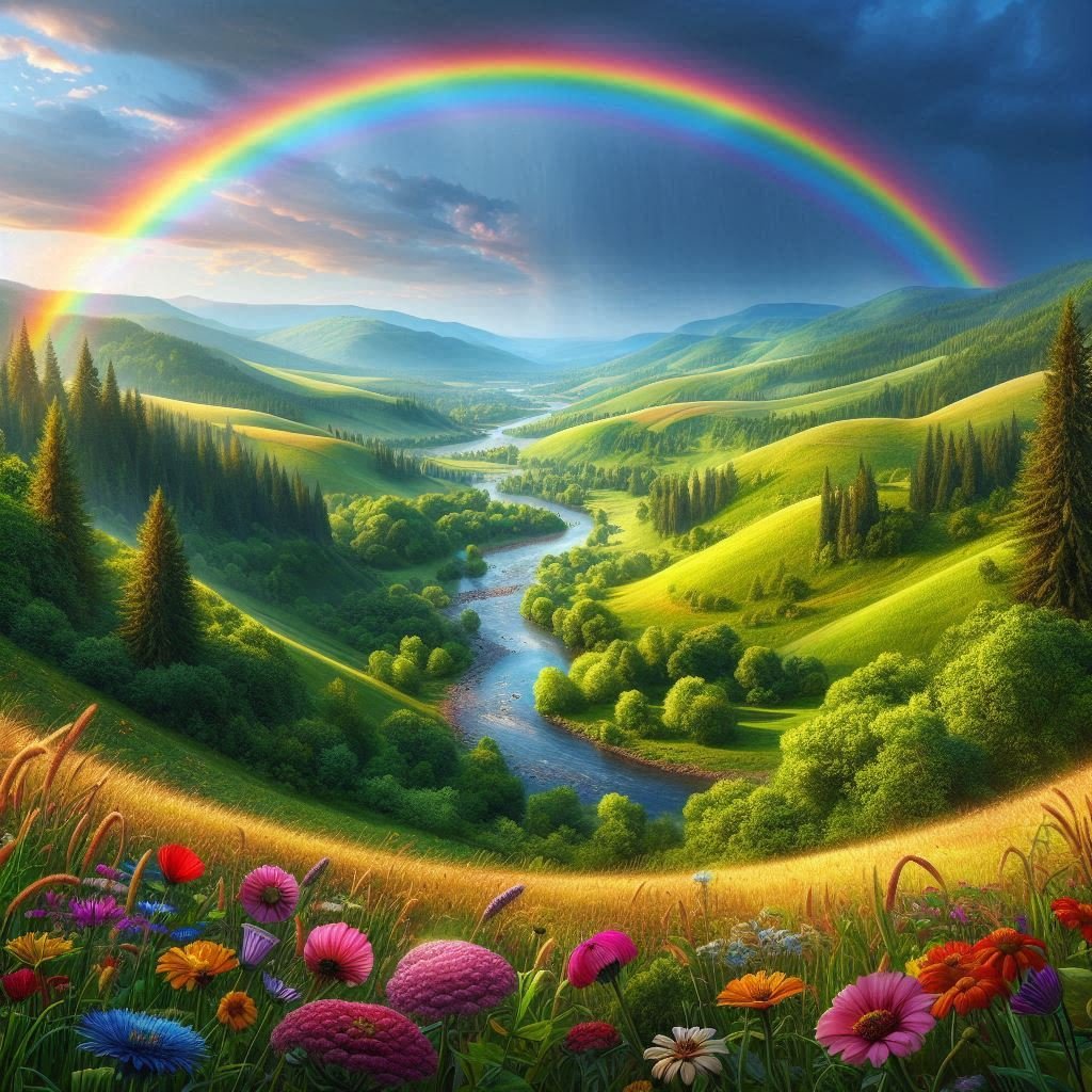 Solve Rainbow Jigsaw Puzzle Online With 169 Pieces