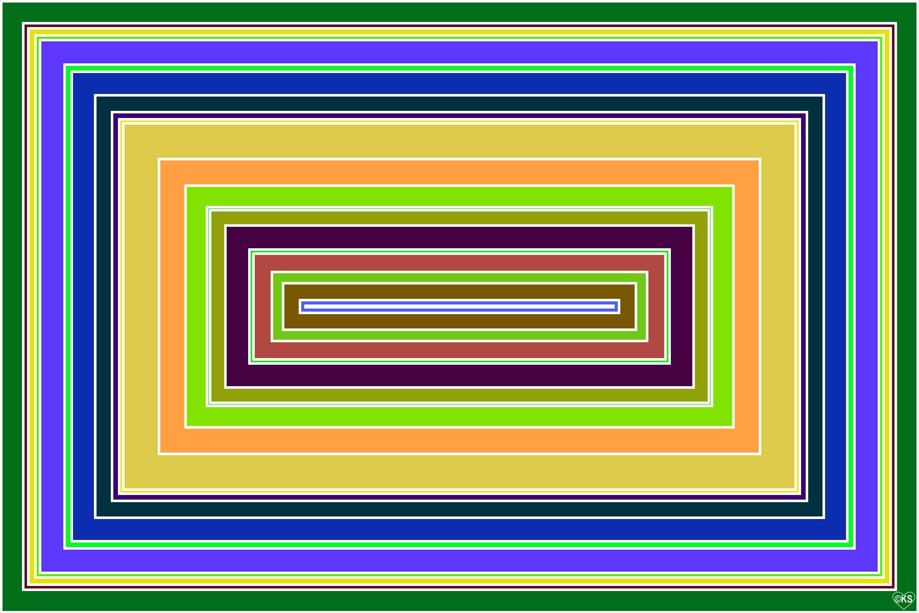 Solve Concentric Rectangles!! ~ H jigsaw puzzle online with 600 pieces