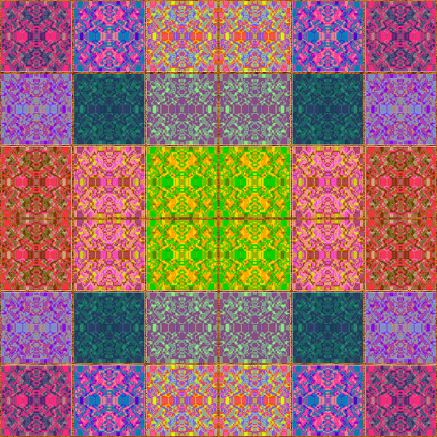 Solve Spring Warms Up On The Griddle Persian Rug (Medium) jigsaw puzzle