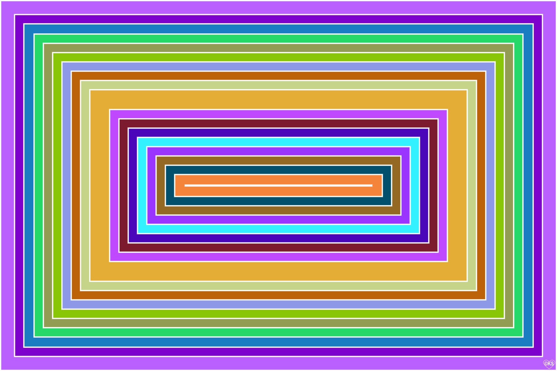 Solve Concentric Rectangles!! ~ H jigsaw puzzle online with 600 pieces