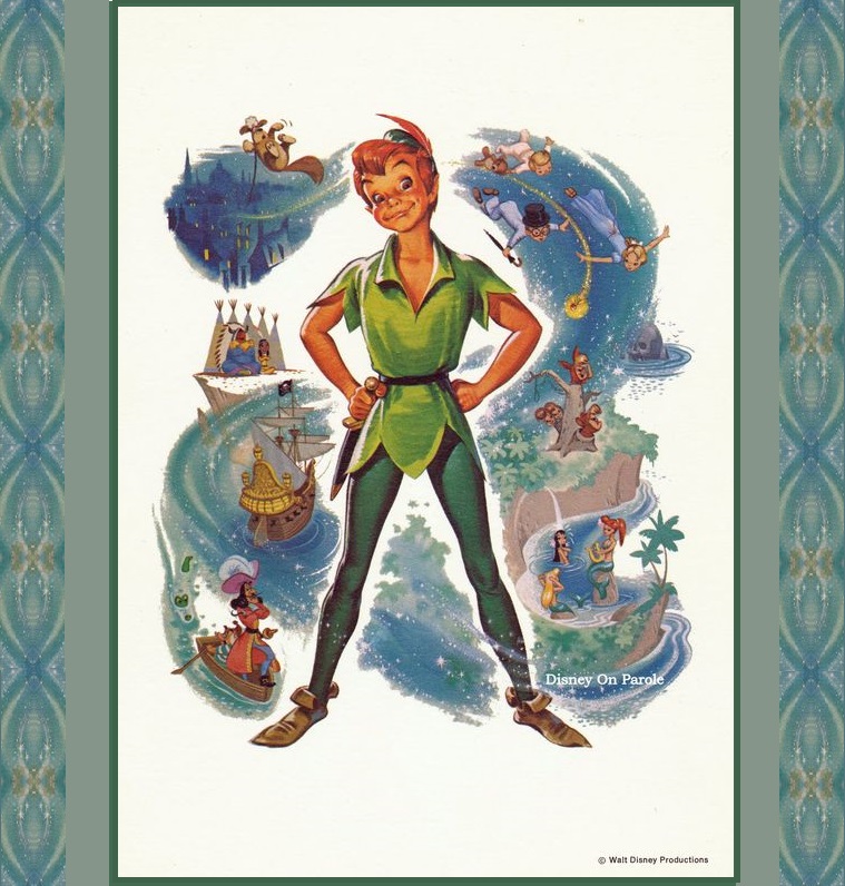 Solve Vintage Peter Pan jigsaw puzzle online with 121 pieces