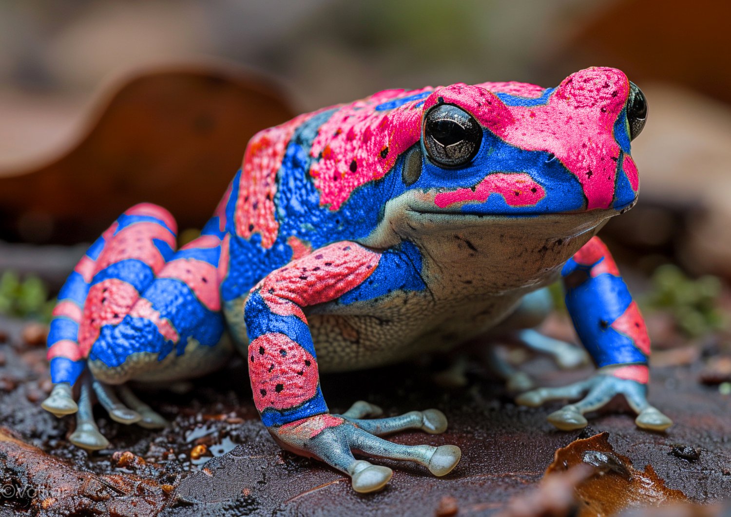 Solve A Very Rare Frog jigsaw puzzle online with 12 pieces
