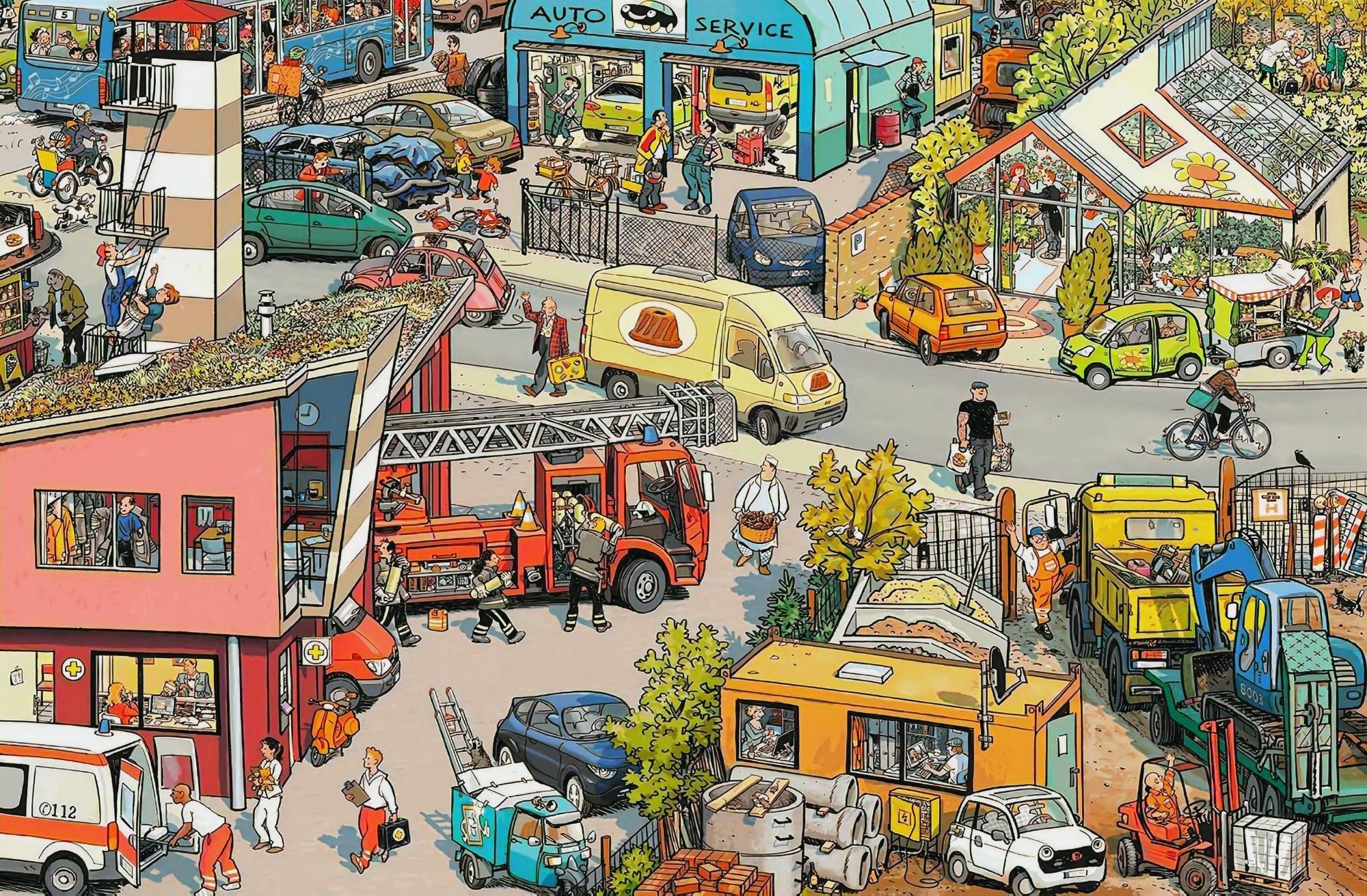 Solve Fire Department Headquarters jigsaw puzzle online with 70 pieces