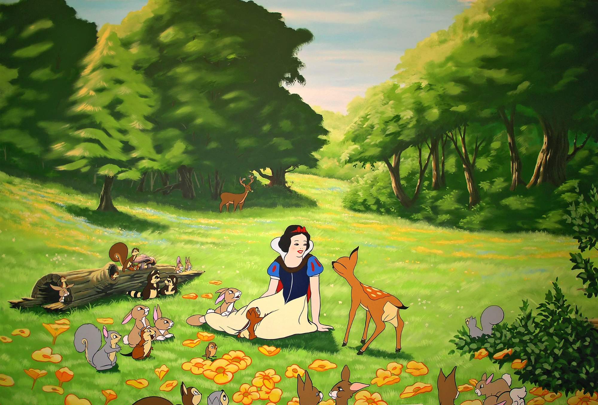 Solve Snow White jigsaw puzzle online with 600 pieces