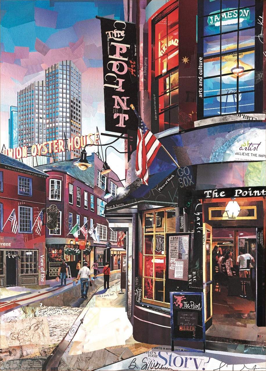 Solve That's the Point art and fable jigsaw puzzle online with 140 pieces