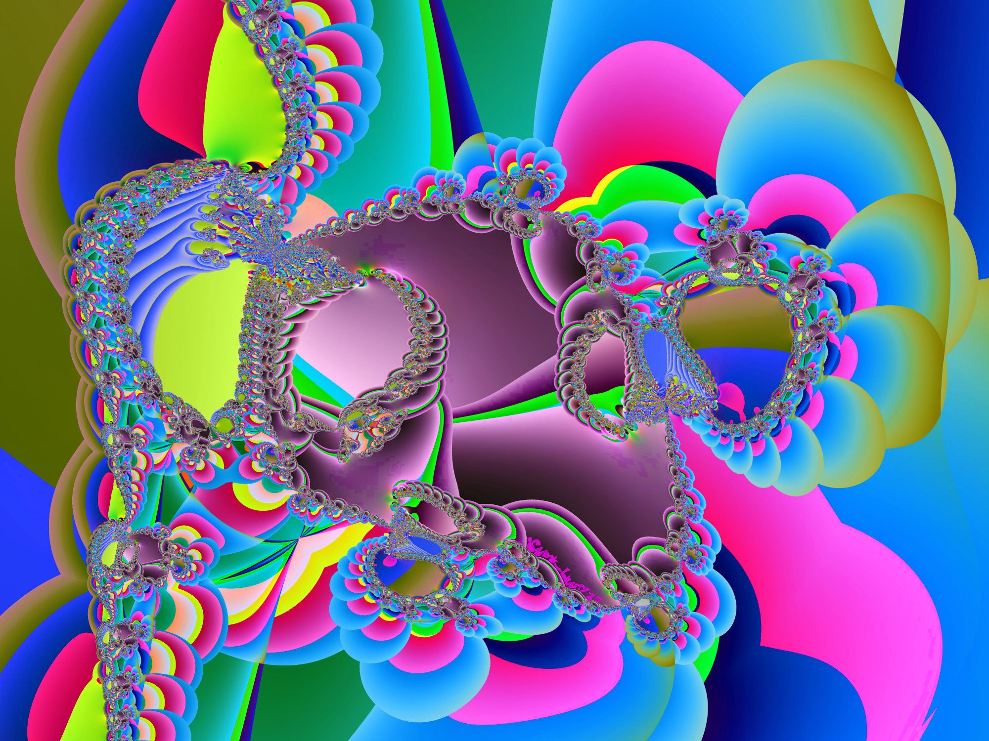 Solve 09072025 Sterling fractal Bubbles medium jigsaw puzzle online ...