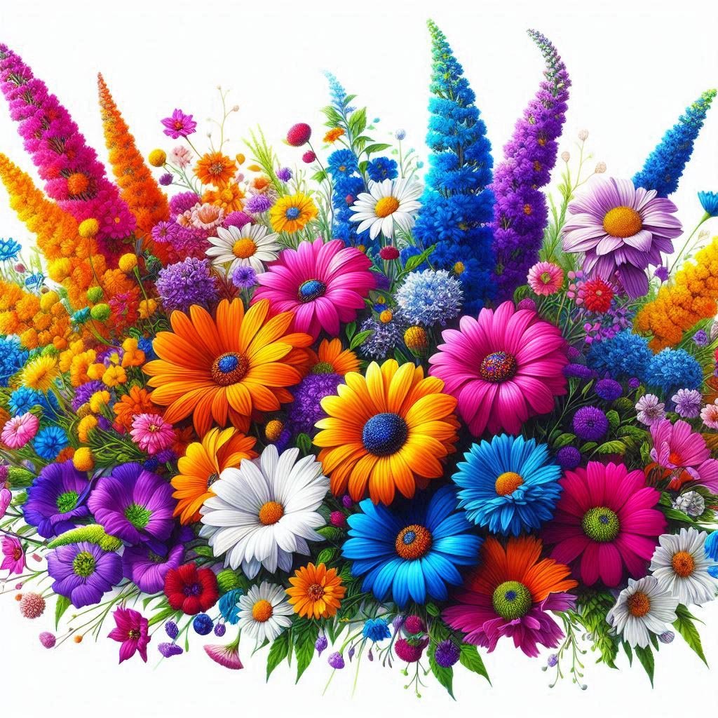 Solve flowers to make you happy jigsaw puzzle online with 64 pieces