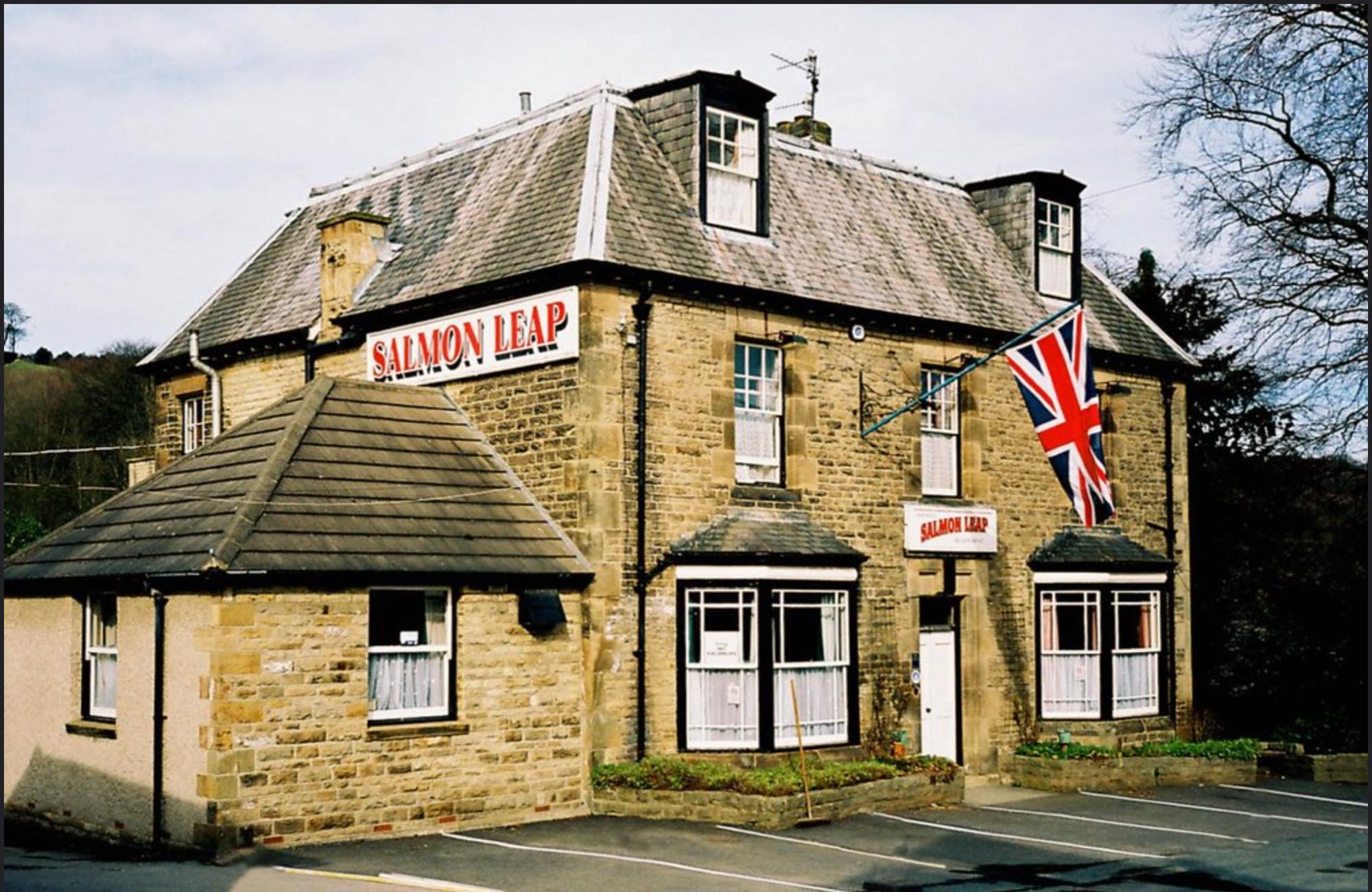 Solve Salmon Leap. Sleights. North Yorkshire. UK. jigsaw puzzle online