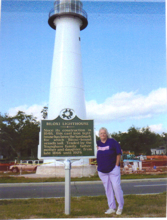 Solve Roxanne With The Biloxi Lighthouse. It Is Being Restored Still