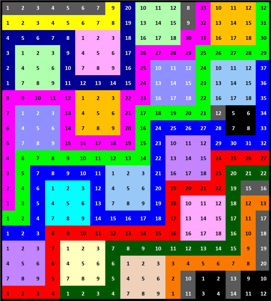 Numbers 285 Solve Number 285 circling the squares 360 jigsaw puzzle online with 360 ...