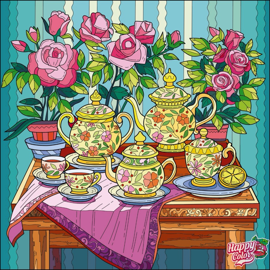 High Tea Puzzle Solve Come to Afternoon Tea jigsaw puzzle online with 64 pieces