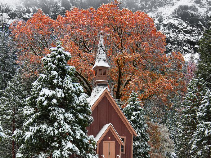 Solve First Snow, Yosemite National Park, California jigsaw puzzle