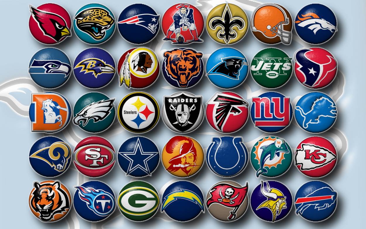 Solve NFL Logos jigsaw puzzle online with 375 pieces