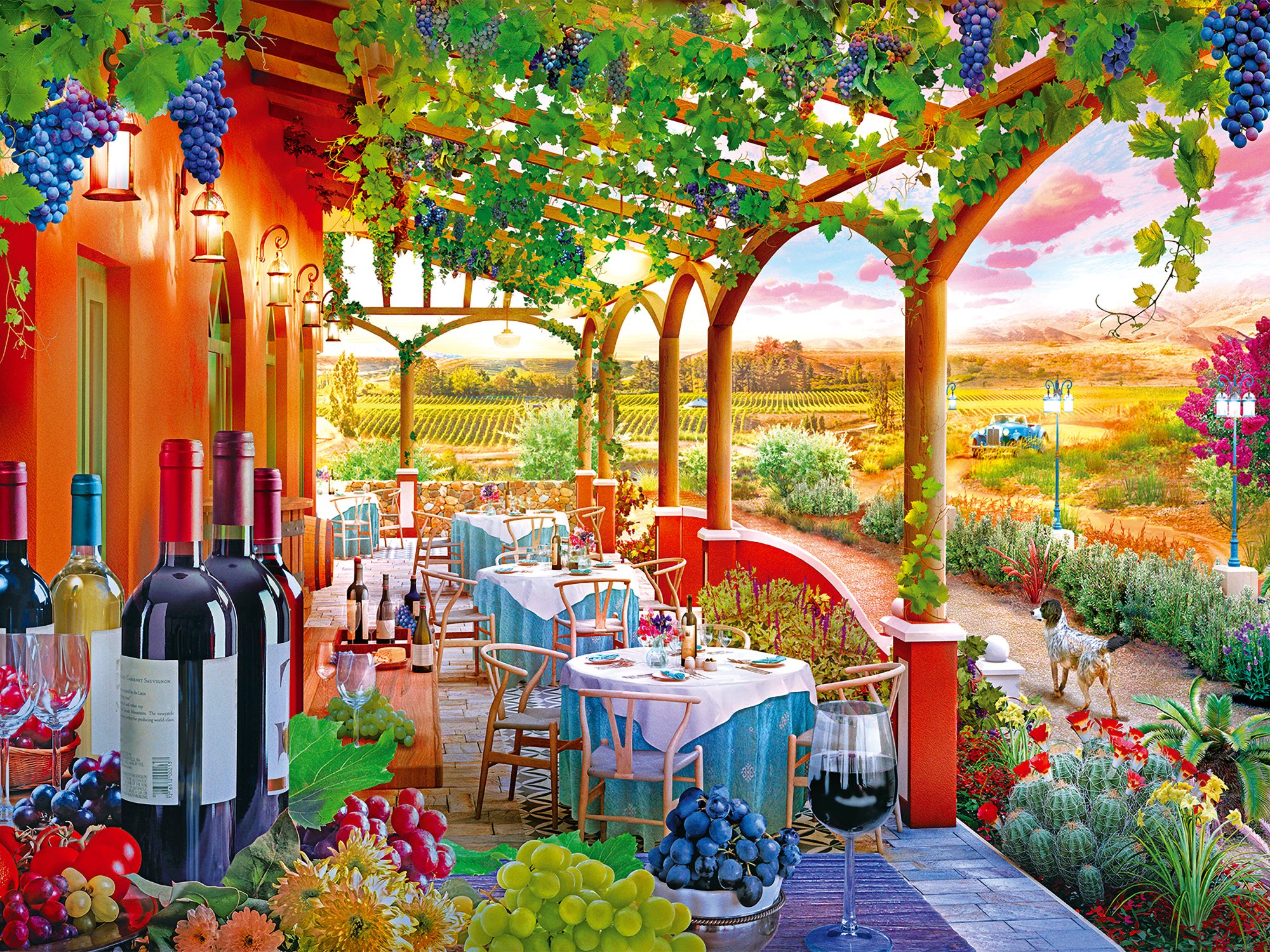 Solve Wine Country jigsaw puzzle online with 352 pieces