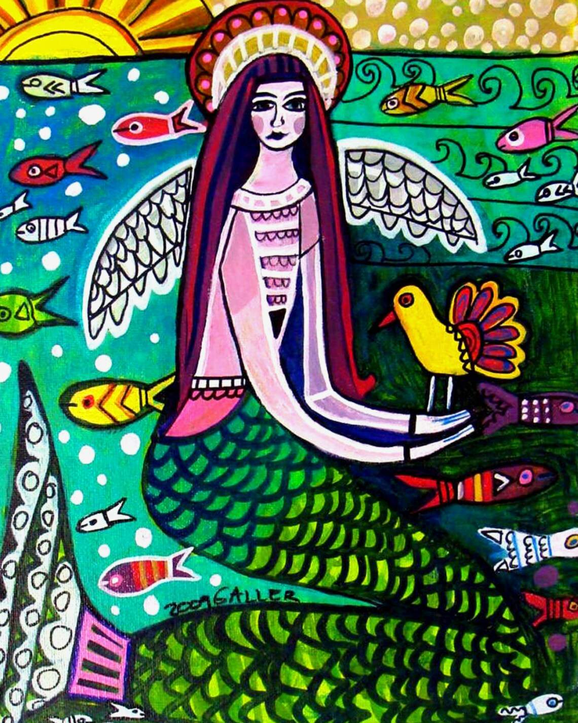 Solve mermaid jigsaw puzzle online with 352 pieces