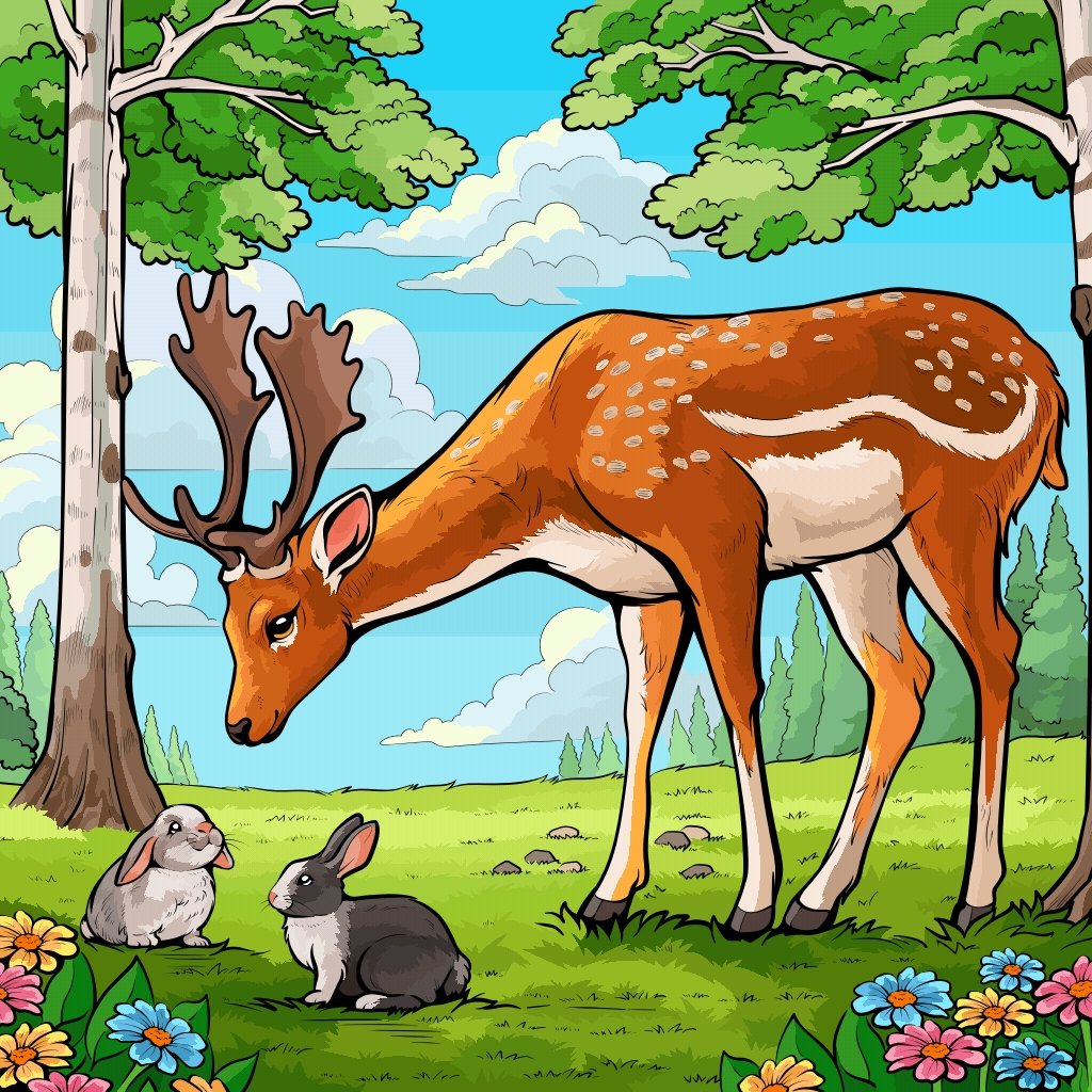 Forest Family - Large Animals Toss main image 1
