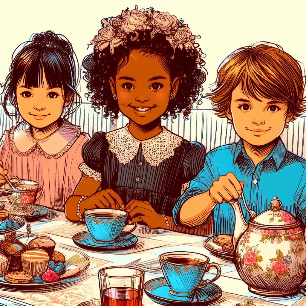 High Tea Puzzle Solve High Tea. (resizable 9 to 306 pieces) jigsaw puzzle online with ...
